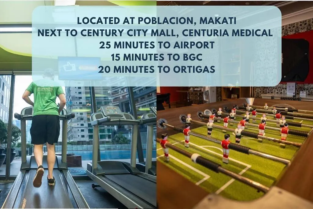 Studio At Makati Center With Fast Net, Netflix And 40In Tv Manila Filipíny