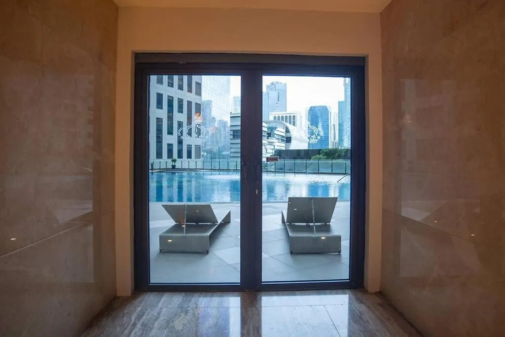 Apartmán Studio At Makati Center With Fast Net, Netflix And 40In Tv Manila Filipíny